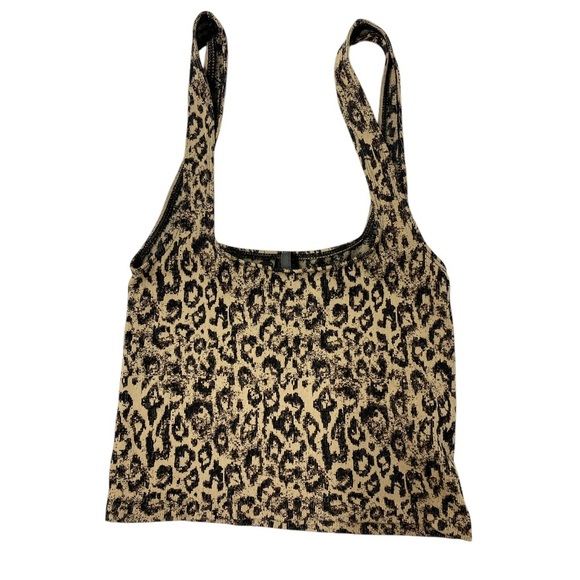 Anthropologie Leopard Print Tank Top - Picture 1 of 5